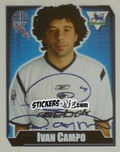 Sticker Ivan Campo - Premier League Inglese 2002-2003 - Merlin