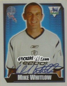 Sticker Mike Whitlow - Premier League Inglese 2002-2003 n. 127 - Merlin