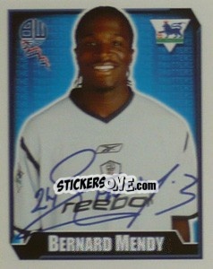 Cromo Bernard Mendy - Premier League Inglese 2002-2003 - Merlin