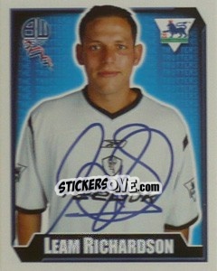 Sticker Leam Richardson - Premier League Inglese 2002-2003 n. 129 - Merlin