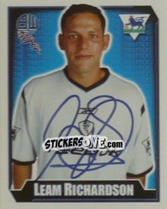 Sticker Leam Richardson - Premier League Inglese 2002-2003 - Merlin