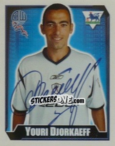 Sticker Youri Djorkaeff - Premier League Inglese 2002-2003 n. 130 - Merlin