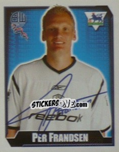 Sticker Per Frandsen - Premier League Inglese 2002-2003 n. 132 - Merlin