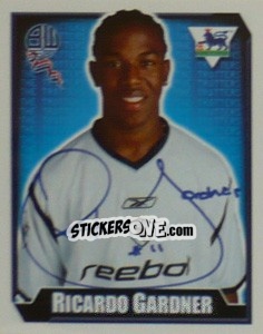 Sticker Ricardo Gardner - Premier League Inglese 2002-2003 n. 133 - Merlin