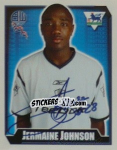 Figurina Jermaine Johnson - Premier League Inglese 2002-2003 - Merlin