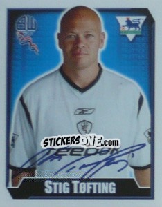 Sticker Stig Tøfting - Premier League Inglese 2002-2003 - Merlin