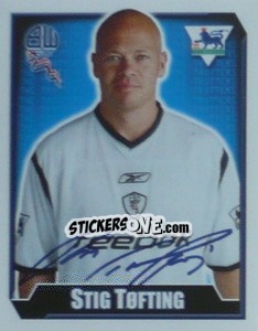 Sticker Stig Tøfting - Premier League Inglese 2002-2003 n. 138 - Merlin