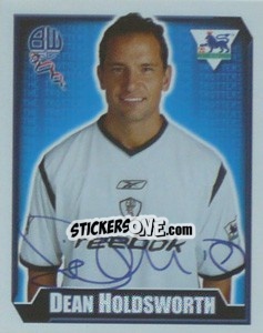 Sticker Dean Holdsworth - Premier League Inglese 2002-2003 - Merlin