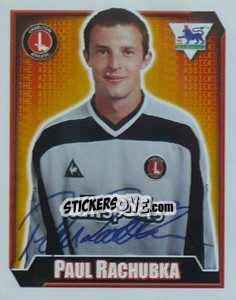 Cromo Paul Rachubka - Premier League Inglese 2002-2003 - Merlin