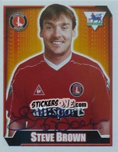 Sticker Steve Brown - Premier League Inglese 2002-2003 - Merlin
