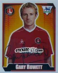 Sticker Gary Rowett - Premier League Inglese 2002-2003 - Merlin