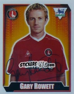 Sticker Gary Rowett - Premier League Inglese 2002-2003 n. 155 - Merlin