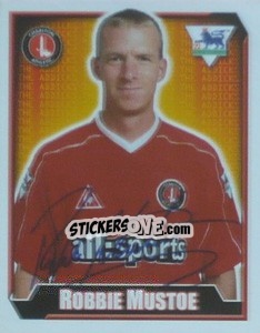 Figurina Robbie Mustoe - Premier League Inglese 2002-2003 - Merlin