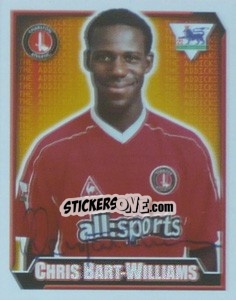 Figurina Chris Bart-Williams - Premier League Inglese 2002-2003 - Merlin