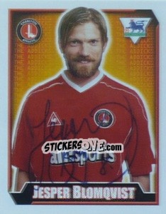 Sticker Jesper Blomqvist - Premier League Inglese 2002-2003 n. 164 - Merlin