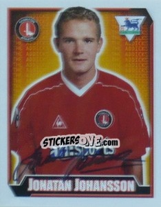 Sticker Jonatan Johansson - Premier League Inglese 2002-2003 n. 167 - Merlin