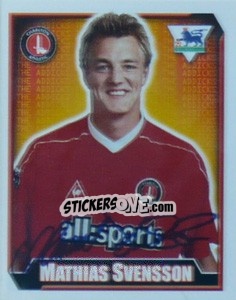 Sticker Mathias Svensson - Premier League Inglese 2002-2003 n. 169 - Merlin