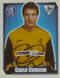 Figurina Carlo Cudicini - Premier League Inglese 2002-2003 - Merlin