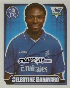 Sticker Celestine Babayaro - Premier League Inglese 2002-2003 - Merlin