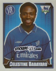 Figurina Celestine Babayaro - Premier League Inglese 2002-2003 - Merlin