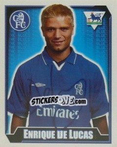 Cromo Enrique De Lucas - Premier League Inglese 2002-2003 - Merlin