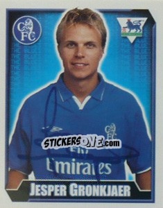 Sticker Jesper Gronkjaer - Premier League Inglese 2002-2003 - Merlin