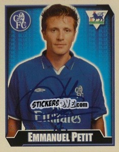 Sticker Emmanuel Petit - Premier League Inglese 2002-2003 n. 191 - Merlin