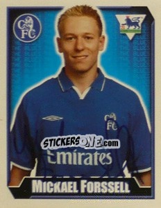 Figurina Mikael Forssell - Premier League Inglese 2002-2003 - Merlin
