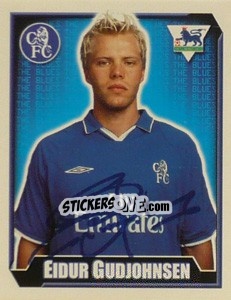 Cromo Eidur Gudjohnsen - Premier League Inglese 2002-2003 - Merlin