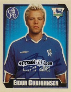 Sticker Eidur Gudjohnsen - Premier League Inglese 2002-2003 n. 195 - Merlin