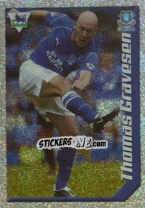 Cromo Thomas Gravesen (Star Player) - Premier League Inglese 2002-2003 n. 201 - Merlin