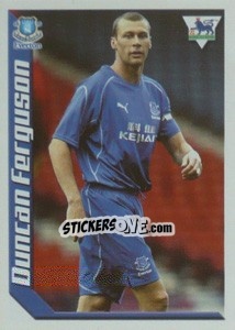 Figurina Duncan Ferguson (Star Player) - Premier League Inglese 2002-2003 - Merlin