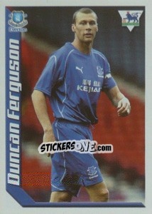 Sticker Duncan Ferguson (Star Player) - Premier League Inglese 2002-2003 n. 202 - Merlin