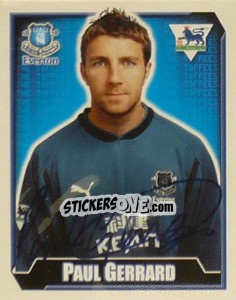 Sticker Paul Gerrard - Premier League Inglese 2002-2003 n. 203 - Merlin