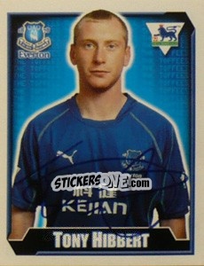 Cromo Tony Hibbert - Premier League Inglese 2002-2003 n. 206 - Merlin