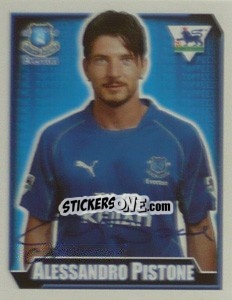 Sticker Alessandro Pistone - Premier League Inglese 2002-2003 - Merlin