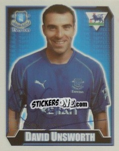 Sticker David Unsworth - Premier League Inglese 2002-2003 - Merlin