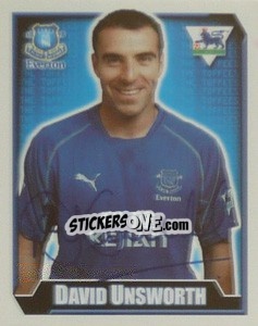 Sticker David Unsworth - Premier League Inglese 2002-2003 n. 209 - Merlin