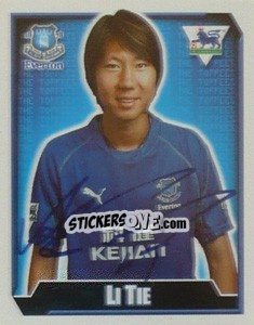 Sticker Li Tie - Premier League Inglese 2002-2003 n. 215 - Merlin