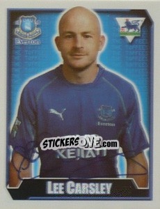 Figurina Lee Carsley - Premier League Inglese 2002-2003 - Merlin