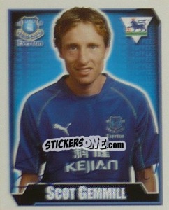 Figurina Scot Gemmill - Premier League Inglese 2002-2003 - Merlin