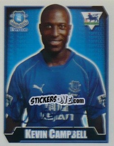 Figurina Kevin Campbell - Premier League Inglese 2002-2003 - Merlin