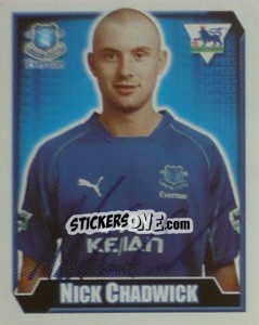 Figurina Nick Chadwick - Premier League Inglese 2002-2003 - Merlin