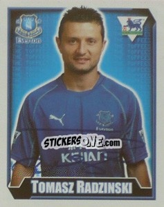 Sticker Tomasz Radzinski - Premier League Inglese 2002-2003 n. 225 - Merlin