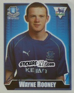 Figurina Wayne Rooney - Premier League Inglese 2002-2003 - Merlin