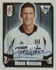 Sticker Mark Hudson - Premier League Inglese 2002-2003 - Merlin