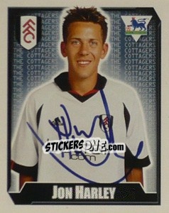 Figurina John Harley - Premier League Inglese 2002-2003 - Merlin