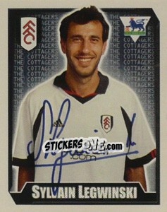Sticker Sylvain Legwinski - Premier League Inglese 2002-2003 n. 247 - Merlin