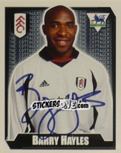 Sticker Barry Hayles - Premier League Inglese 2002-2003 n. 251 - Merlin