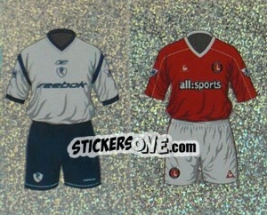 Sticker Home Kit Bolton Wanderers/Charlton Athletic (a/b) - Premier League Inglese 2002-2003 - Merlin